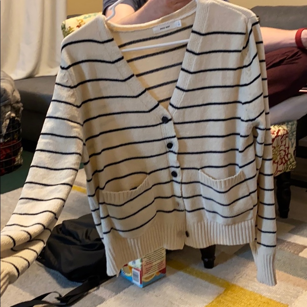 Striped soft sweater